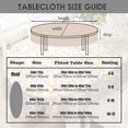 thumbnail image 5 of Country Oval Tablecloth 60x120in for Oval Table Waterproof Floral Table Cloths for Dining Room Indoor Outdoor Table Cloth, 5 of 5