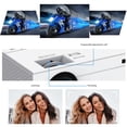 thumbnail image 3 of Smart Projector with WiFi and  Bluetooth，Movie Home Theater, 150'' Display for Indoor/Outdoor, Smart Projecteur Compatible with Phone/TV Stick/PC/PS5, 3 of 10
