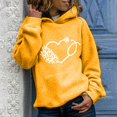 thumbnail image 2 of Pull à Capuche pour Femmes Pull Décontracté à Capuche pour Femmes Sweat-Shirt Imprimé à Manches Longues, 2 of 4