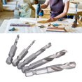thumbnail image 4 of Hex Shank Drill Bits, Drill Bits Set Durable Short Wear   For Woodworking For Machining Drilling, 4 of 8