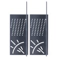 thumbnail image 4 of 2 Pcs Règle d'Angle 3D Grise Outils de Mesure Multifonctionnels pour Menuiserie 20 x 7 x 6.5cm, 4 of 14