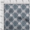 thumbnail image 2 of oneOone Rayon Teal Blue Fabric Geometric Sewing Material Print Fabric By The Yard 56 Inch Wide, 2 of 4