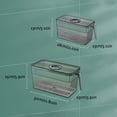 thumbnail image 2 of Hinati Clearance Lightning Plastic Food Storage Organizer Box Container Freezer Organizer Stackable Storage Bins for Kitchen Pantry Organizers and Storage, Kitchen Storage Containers, 2 of 8