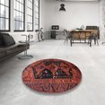 thumbnail image 3 of Ahgly Company Tapis d'Intérieur Rectangulaire Traditionnel Brun Châtaignier, 5' x 7', 3 of 6