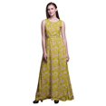 thumbnail image 1 of Bimba Robe Longue Sans Manches pour Femmes à Imprimé Floral Style Chic Maxi-Robe-Xxx-Grand, 1 of 6