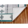 thumbnail image 2 of Casavani Home Dcor Boho Flat Weave Area Rug,Blue 6x6 feet, 2 of 6