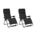 thumbnail image 1 of Lafuma Futura Air Comfort Fauteuil Inclinable d'Extérieur à Gravité Zéro, Acier (Lot de 2), 1 of 3