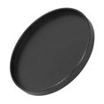 thumbnail image 4 of Plateau de Service Rond, Assiette de Service Noire Plateau à Thé en Bois pour la Maison pour la Cuisine 24 cm, 4 of 8