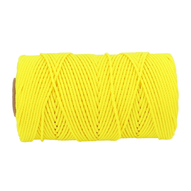 Moulinet de Remplacement pour Plongée, Bobine sous-Marine Résistante à l'Usure, Ligne Ronde Fluorescente Jaune Idéale pour les Plongeurs