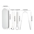 thumbnail image 3 of LSLJS Stainless Steel Tongue Scraper Oral Care Tool for Fresh Breathing Reusable, Home Accessories, 3 of 4