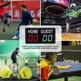 thumbnail image 4 of Hockey Score Board Fishhawk Led Scoreboard Black Aluminum Alloy Led Electronic Score Board Basketball Football Game Scoreboard Remote Control Scoreboard Us Plug 100 240V, 4 of 9