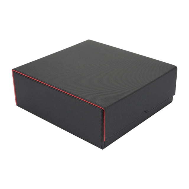 Esquirla Card Deck Box Storage Practical Football Cards Collectible Game Card Storage Black Red