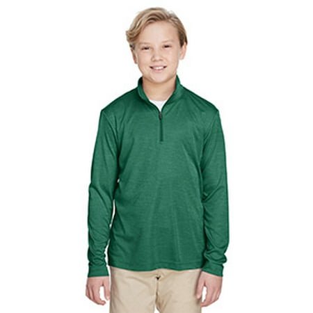 Zone Jeunesse Sonic Heather Performance Quarter-Zip - SP Forêt HTHR - L