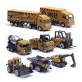 thumbnail image 4 of MesaSe 8Pcs Mini Construction Truck Car Models Road Sign City Map Carpet Kids Toy Set, 4 of 4