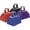Multicolore, variante sur Lot de 4 Cloches à Vache en Métal de 3 Pouces pour Faire des Bruits Bruyants, Cloches à Vache Battues à la Main Parfaites pour les Matchs de football, les Fêtes et l'Esprit d'Équipe.,Rouge