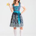 thumbnail image 4 of EGNMCR Robes d'Été Femmes Tendance 2024 Costume Femme Servante Cosplay Robe Vêtement Vêtements de Scène Robe Sans Manches, 4 of 7