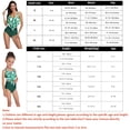thumbnail image 2 of KYAIGUO Mommy and Me Swimsuit Ruffle Family Matching Swimwear Two Pieces Bikini Bathing Suit Summer Beachwear, 2 of 8