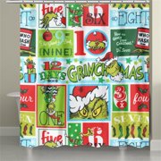 Christmas Decorations OutdoorShower CurtainMerry Christmas Shower Curtains For Bathroom Polyester Fabric Winter Snow Xmas Tree Shower Curtain Set Machine Washable Bathroom Decor