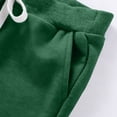 thumbnail image 4 of HOZADOIE Boys Basketball Shorts Pure Cotton Spring Summer Solid Color Elastic Drawstring Waist Breathable Casual Athletic Shorts with Pockets 1-11 Years, 4 of 6