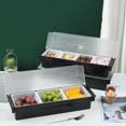 thumbnail image 4 of Fruit Box Compartment Snack Container Plastic Garnish Station for Bartending, 4 of 6