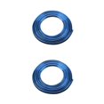 thumbnail image 4 of Transemion 5M Line Car Van Interior Decor Red Point Edge Gap Door Panel Molding N blue 2Set, 4 of 6