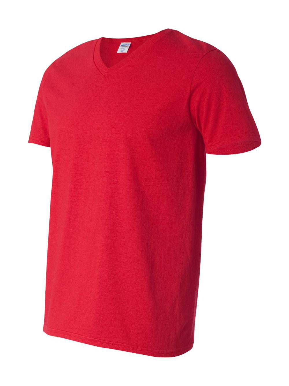 Gildan - Softstyle V-Neck T-Shirt - 64V00 - Cherry Red - Size: 2XL