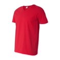 thumbnail image 1 of Gildan - T-Shirt à Col en V Softstyle - 64V00 - Rouge Cerise - Taille : TG, 1 of 1