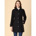 thumbnail image 2 of INSPIRE CHIC Manteaux Caban Trench d'Hiver pour Femmes à Col Peter Pan, 2 of 6