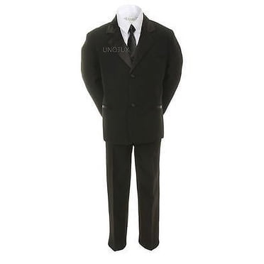 Altotux Born Baby Toddler Kid Teen Boy Black Formal Wedding Party Suit Tuxedo S-20