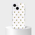 thumbnail image 3 of Caseco Mag-SafeiPhone 15 Gold Hearts Clear Case, 3 of 5