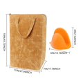 thumbnail image 3 of Produce Storage BBQ Blanket Insulated Meat Resting Bag Reusable Foldable & Lightweight Bbq Blanket For Resting Meat To Control Heat Loss And Retention Meat Resting Blanket Gloves For BBQ Yellow, 3 of 9