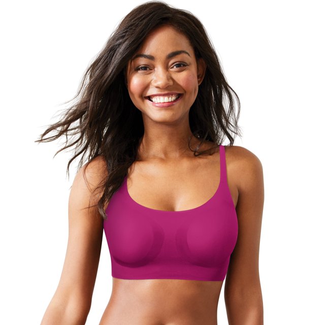 Maidenform Womens Modern Comfort Pullover Wireless Bra, XL, Fantastic Fuchsia