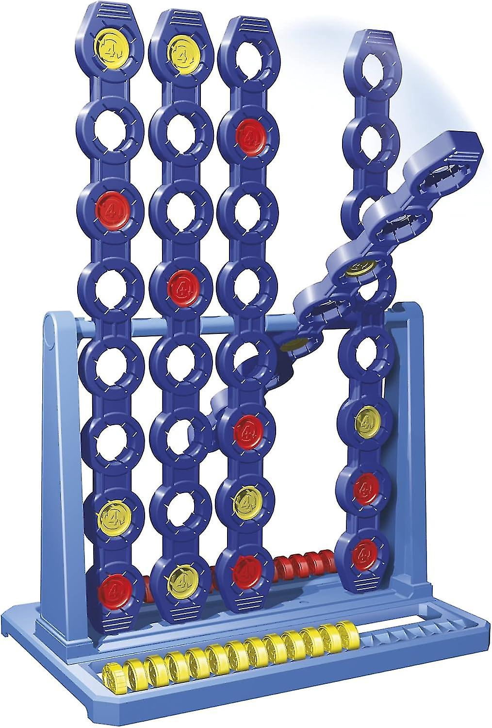 Connect 4 Spin Game Set Traditional Family Fun Board Game Strategy Toys For Kids