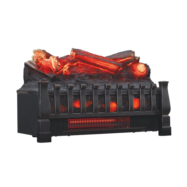 Duraflame DFI030ARU Ensemble de Chauffage à Quartz Infrarouge avec Plateau de Braise Réaliste et Bûches, Noir. Ce Chauffage Infrarouge Présente un Ensemble de Bûches en Chêne Divisé avec Plateau de Braise Lumineux et Effet de Flamme Roulante dans une Grille de Feu Noire. Offre un Chauffage Supplémentaire jusqu'à 1 000 Pieds Carrés et Fonctionne avec Ou Sans Chaleur. Inclut une Télécommande pour Plus de Commodité.