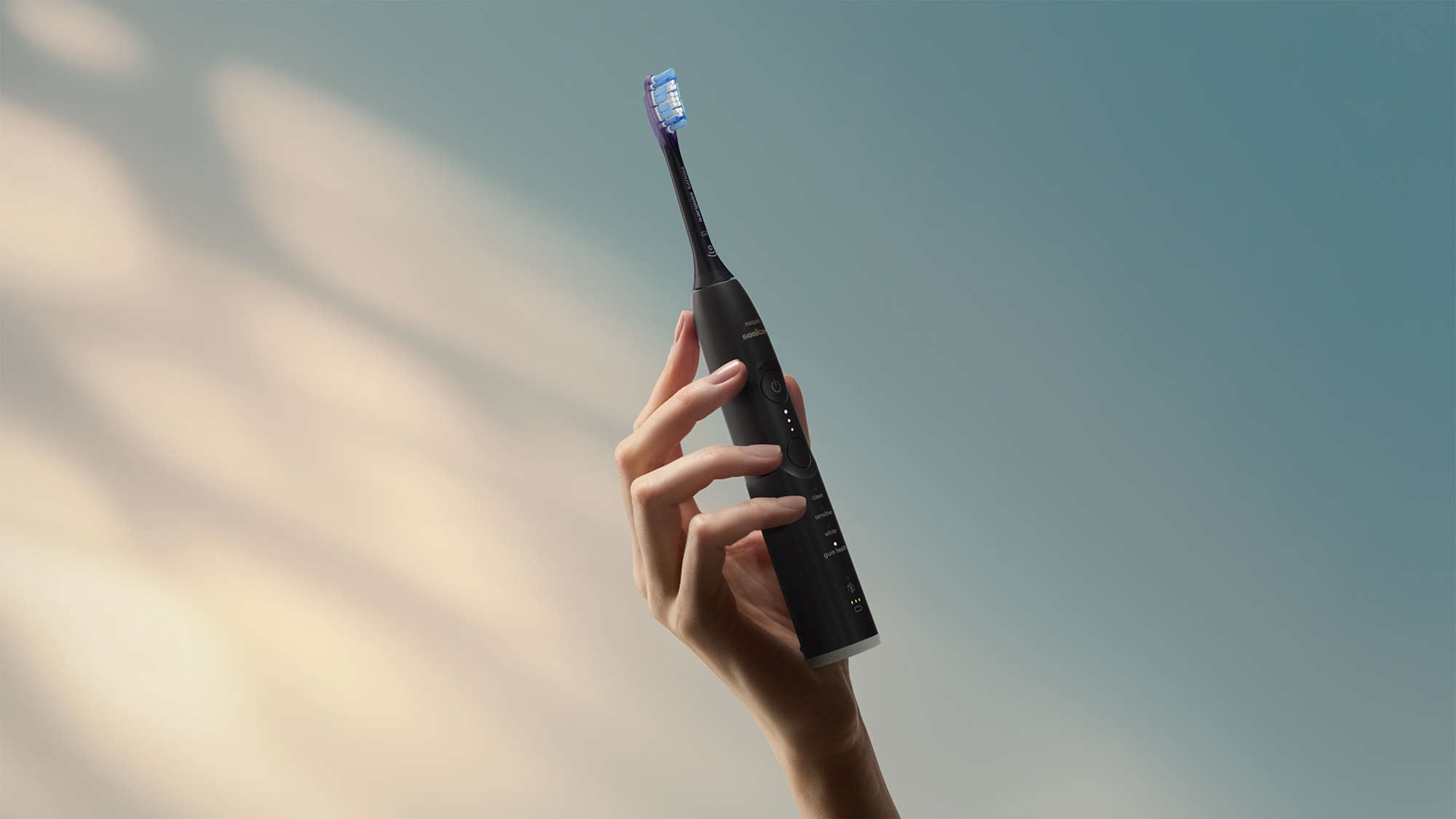 Philips Sonicare Série 7100 Brosse à Dents Rechargeable, Noire, HX7421