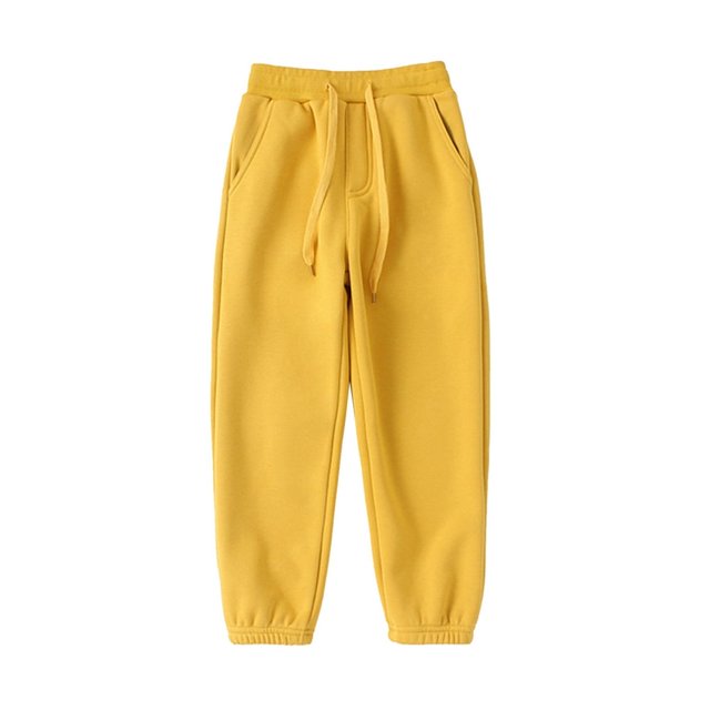 CHUANK Kids Boys Girls Sweatpants Workout Pants High Waisted Drawstring Trackpants Cinch Bottom Trousers