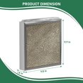 thumbnail image 4 of Carmerny 990-13 Humidifier Vapor Water Pad Filter Compatible with GeneralAire 990-13 G13 Humidifier Replacement Evaporator Pad Me, 4 of 7