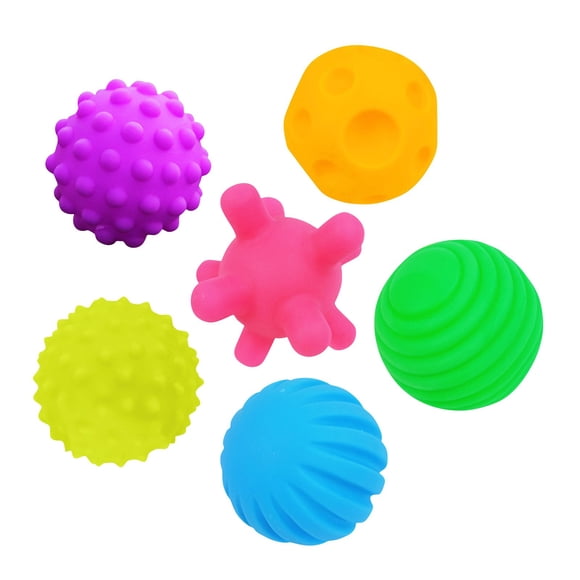 EGNMCR Baby Toy Ball Infant Tactile Senses Development Toy Baby Training Ball Soft Massage Ball Baby Soft Ball Birthday Gifts for Kids