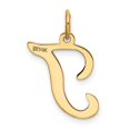 thumbnail image 3 of Diamond2Deal 14K Yellow Gold Y Letter T Initial Charm Pendant for Women, 3 of 6
