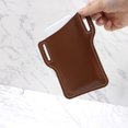 thumbnail image 4 of PU Leather Protection Bag Outdoor Cell Phone Holster Universal With Belt Hole, 4 of 6