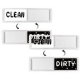 thumbnail image 1 of Trashcans For Bedroom KitchenTour Dishwasher Magnet Clean Dirty Sign Upgrade Super Strong Clean Dirty Magnet For Dishwasher Large Text Easy To Read Non Scratch Indicator Kitchen Decor Silver, 1 of 6