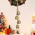 thumbnail image 2 of Cheapark Shabby Chic Metal Cow Hanging Decoration - Christmas Rope Trumpet Design, Rustic Farmhouse Accent for Indoor Outdoor Holiday Decor, 2 of 8