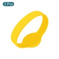 thumbnail image 3 of Unique Bargains 125KHz TK4100 Read Only ID Card Bracelet Étiquette de Proximité RFID, Jaune 3 Pack, 3 of 6