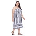 thumbnail image 4 of Oussum Robe Tube Courte pour Femmes Sans Manches, Robes d'Été, Noir et Blanc, 4 of 7