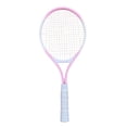 thumbnail image 2 of QualitChoice Tennis Racket Nonslip Grip High Strength Strings Nylon for Park Beach Garden Green White Pink White, 2 of 6