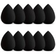 thumbnail image 1 of Compuye Makeup Sponge Set, 10 Pcs Beauty Foundation Sponges Blending Latex-free Washable Cosmetic Blender Applicator Puff, Flawless for Powder Liquid Cream, Black, 1 of 7