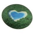 thumbnail image 1 of yuksok Tapis Rond pour Aire Tapis de Sol Tapis de Rampement pour Bébé Tapis de Sol Amour Mer 80cm, 1 of 9