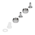 thumbnail image 4 of Stainless Steel Beer Keg Coupler Connector Fitting Beer Line Connector Kit for Brewing Equipment, 4 of 14