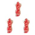 thumbnail image 4 of relayinert Belle Robe en Dentelle Florale Applique Patch pour Robes de Mariage Uniques Robe de Mariage Unique Applique en Dentelle Rouge 3Ensemble, 4 of 6
