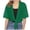 Green, variant on Ketyyh-chn99 Womens Cardigan Sweaters Fall Coat Women Tie Front Chiffon Short Sleeve Cropped Sheer Bolero Cardigan Blue,M
